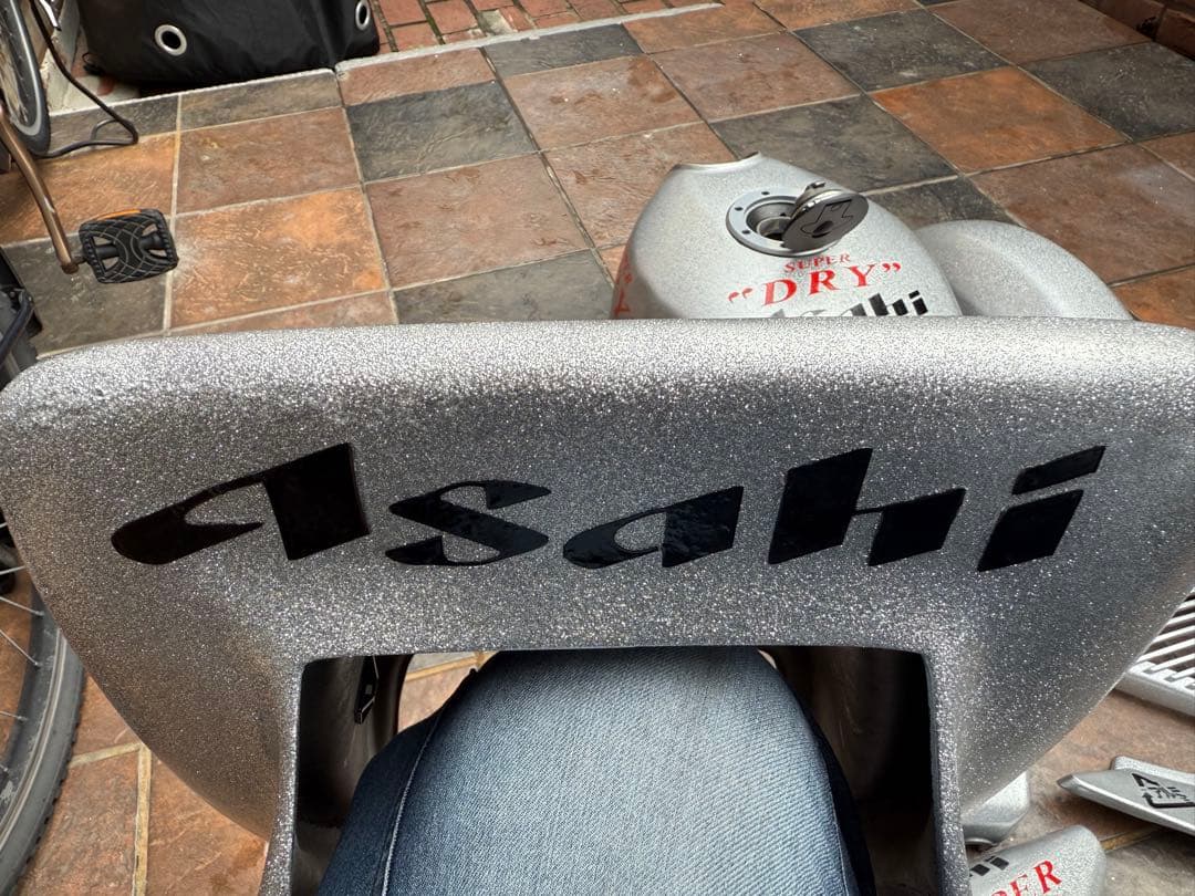 ゼファー400 外装セット asahi super dry カラー