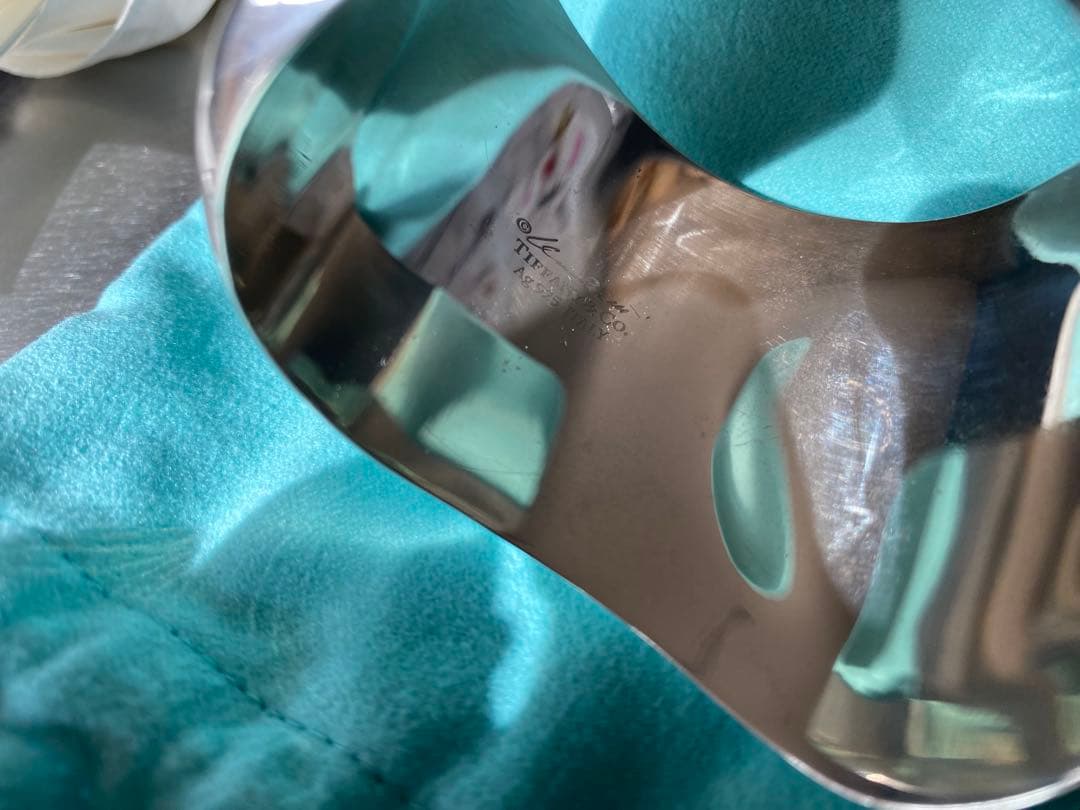 Tiffany & Co. シルバー ボーンカフ　エルサペレッティ