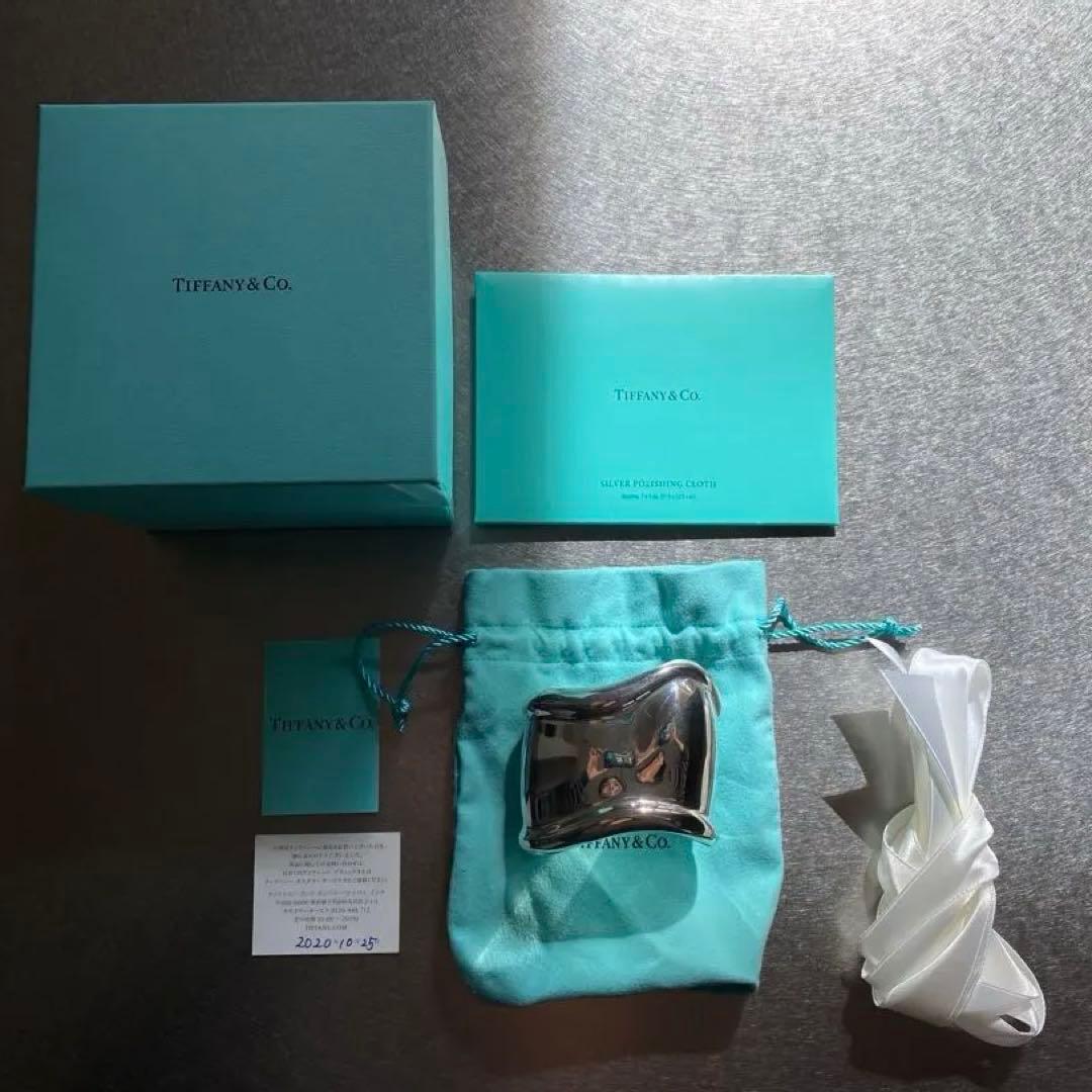 Tiffany & Co. シルバー ボーンカフ　エルサペレッティ