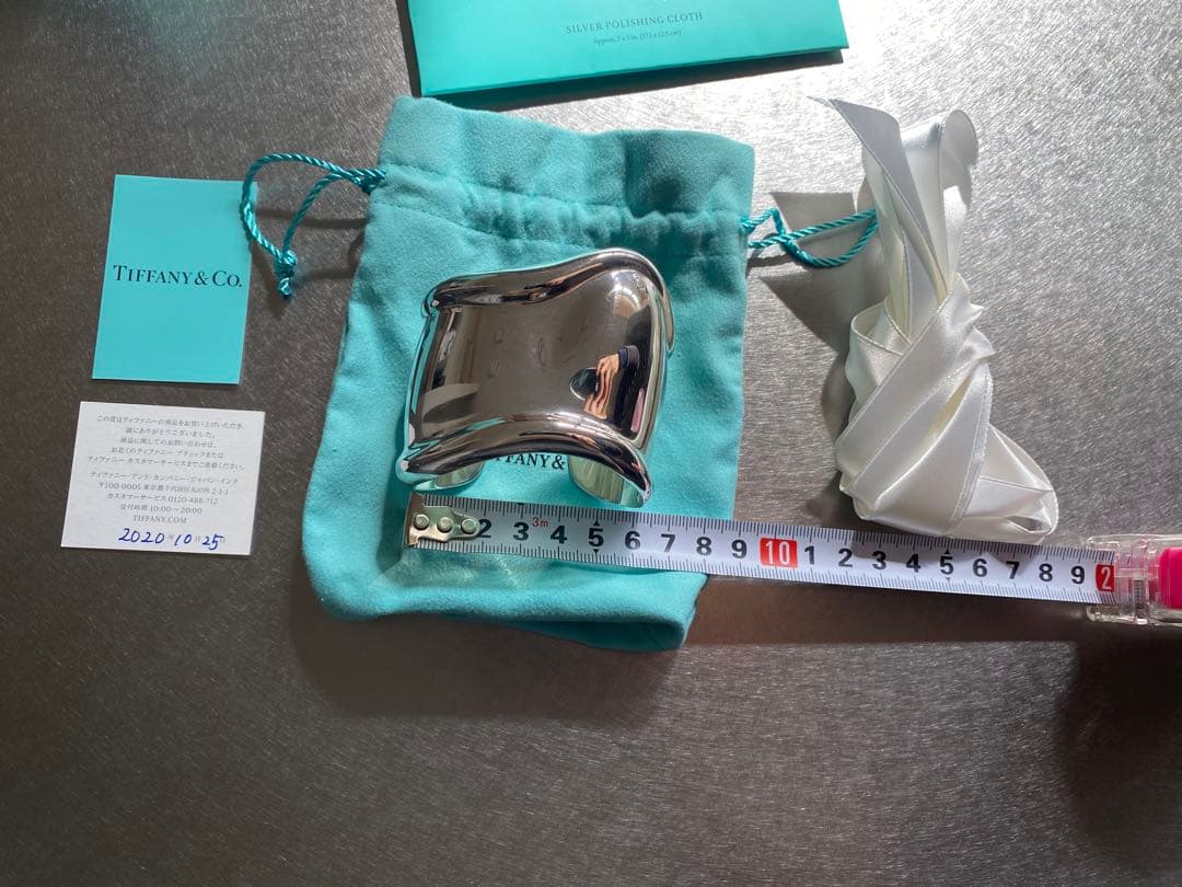 Tiffany & Co. シルバー ボーンカフ　エルサペレッティ