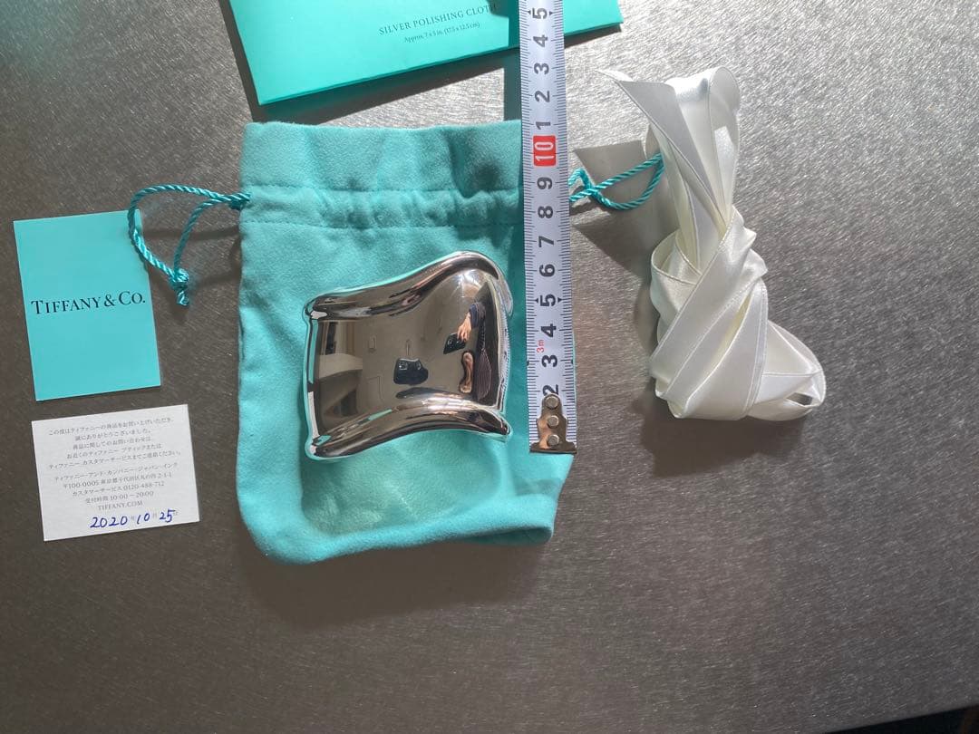 Tiffany & Co. シルバー ボーンカフ　エルサペレッティ