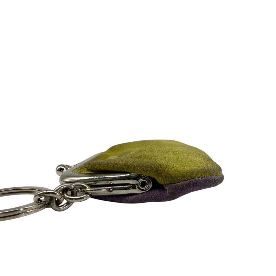 COACH コーチ ケース がま口 スウェード バイカラー