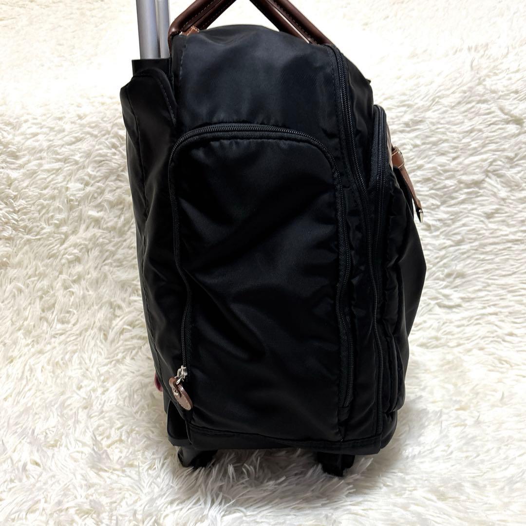 美品✨カナナプロジェクト トロリー キャリーバッグ スーツケース 黒 機内持ち込