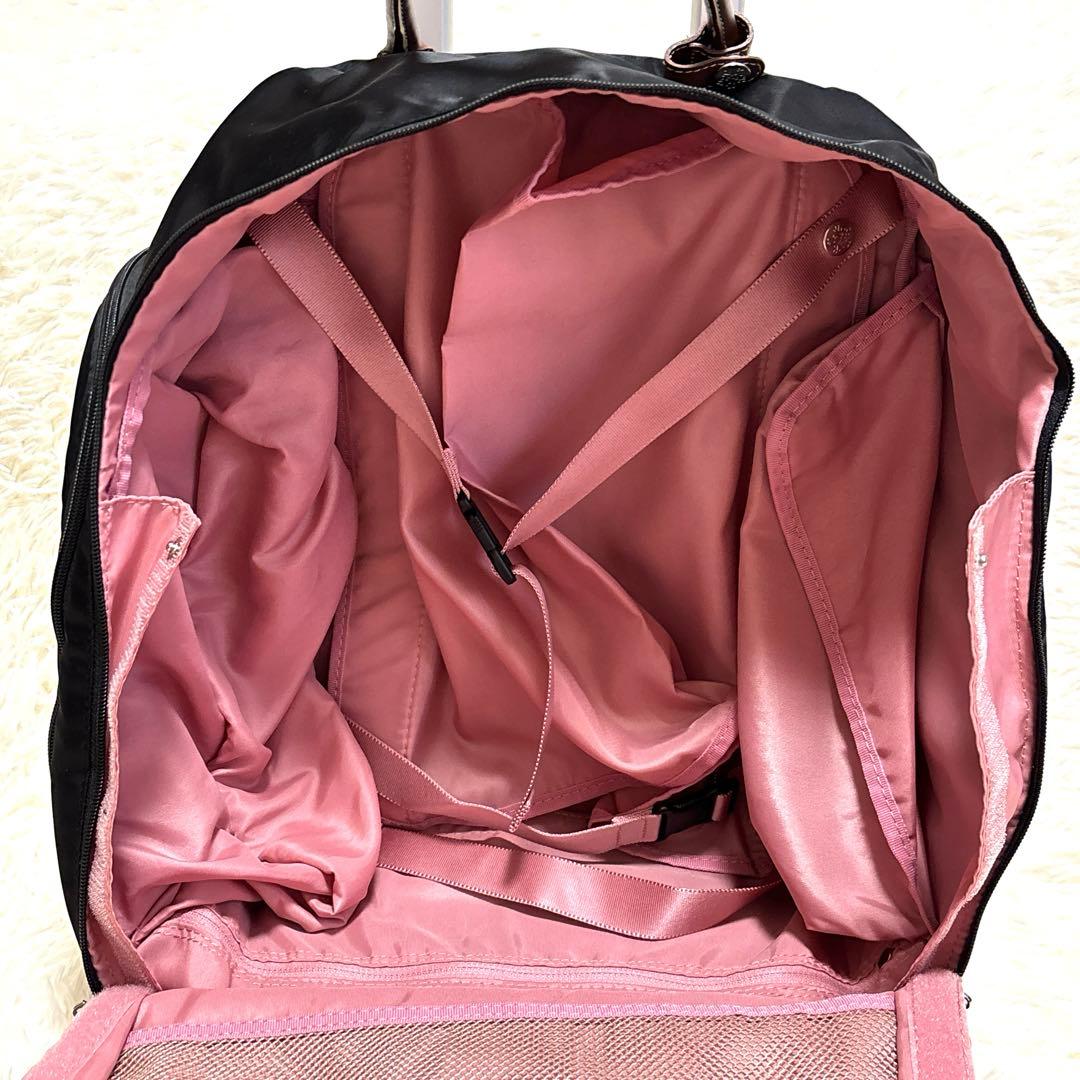 美品✨カナナプロジェクト トロリー キャリーバッグ スーツケース 黒 機内持ち込