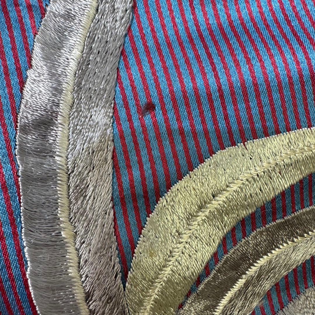 ぬ*ぬ様 アンティーク　刺繍　名古屋帯　刺繍帯　正絹　鶏　ひよこ　花