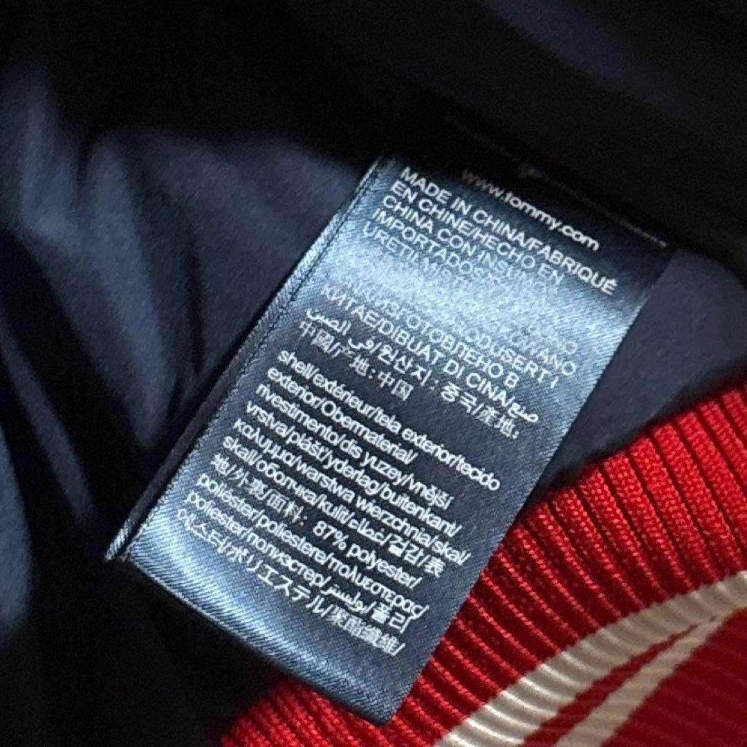 希少  JEANS スタジャン 両面プリント L ネイビー×レッド