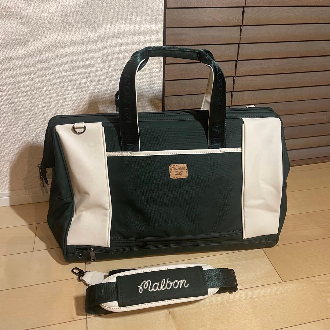 MALBON GOLF マルボンゴルフ ボストンバッグ ゴルフバッググリーン
