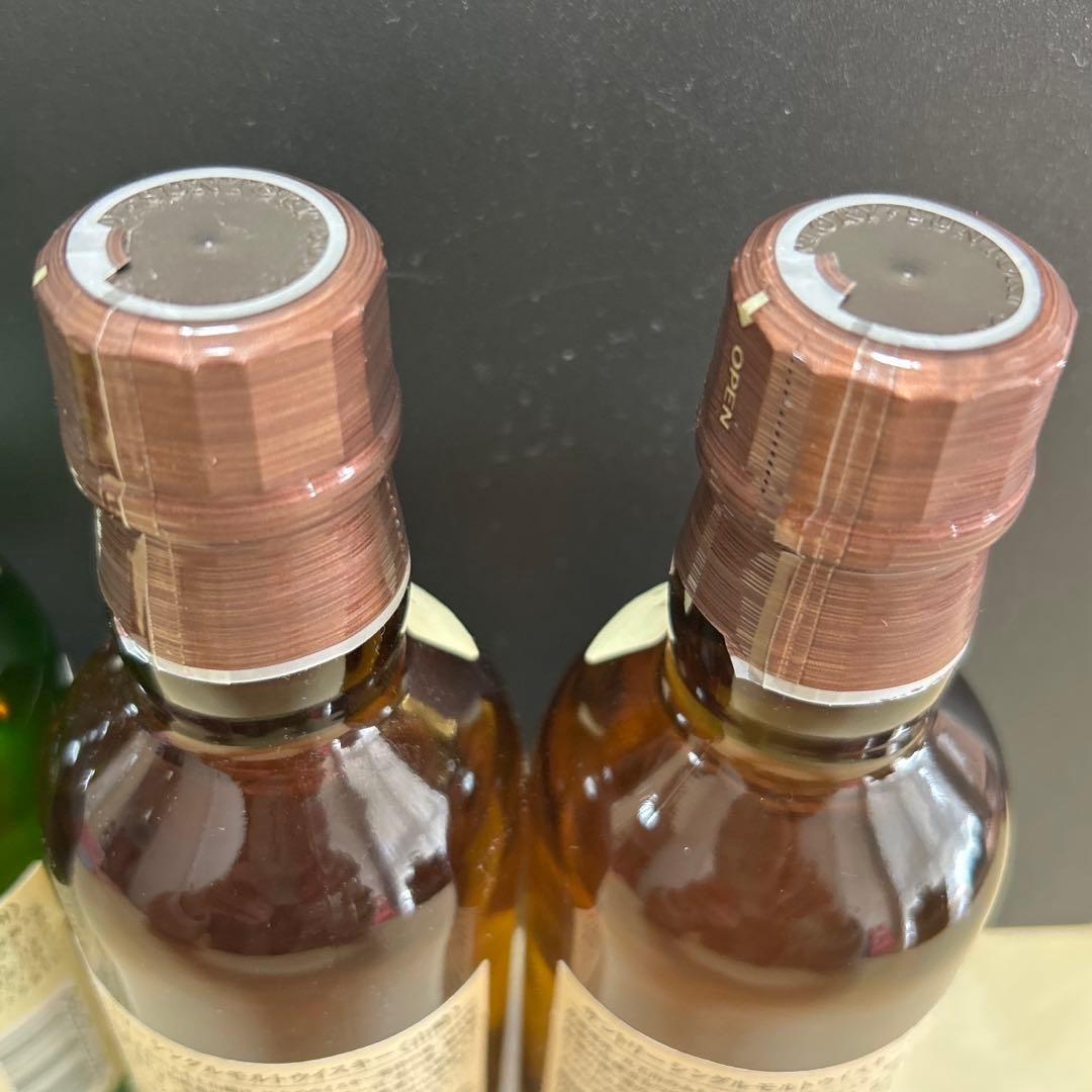 サントリーシングルモルトウイスキー【山崎】2本【白州】2本　180ml4本セット