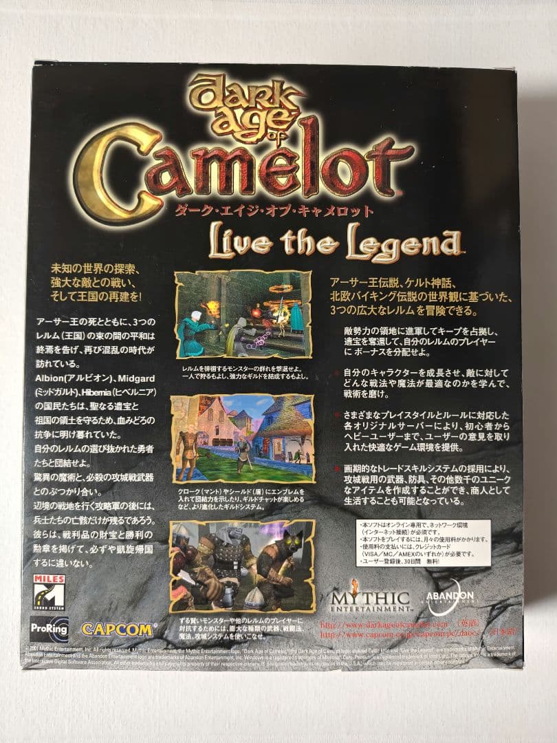 DARK AGE OF CAMELOT ダークエイジオブキャメロット PC版