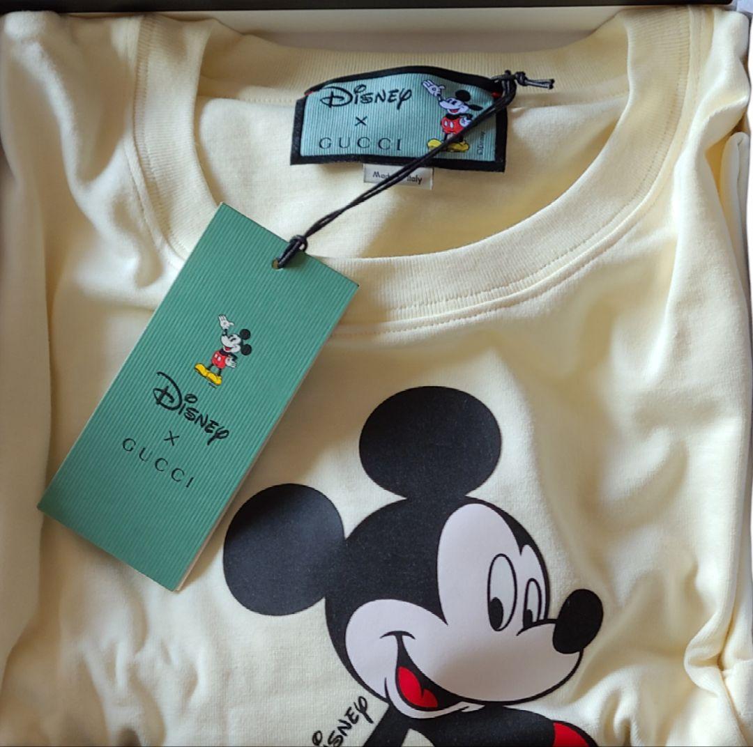 GUCCI ×Disney ミッキープリントTシャツ sizeXS クリーム