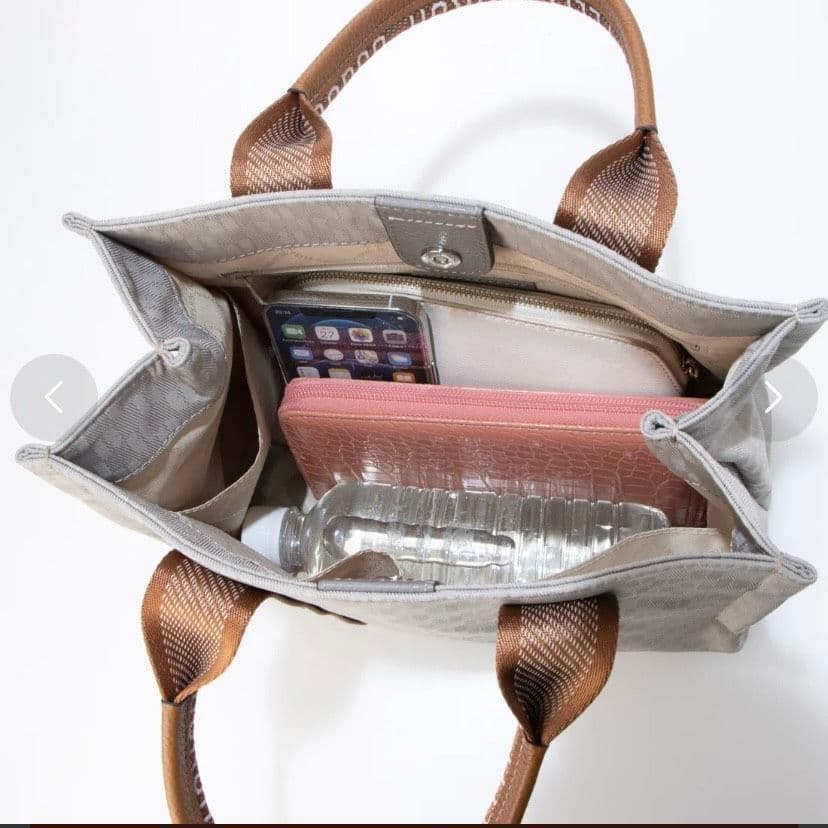 未使用品♡ペレボルサ トートバッグ リーサ グレージュ♡完売品 ジャガード