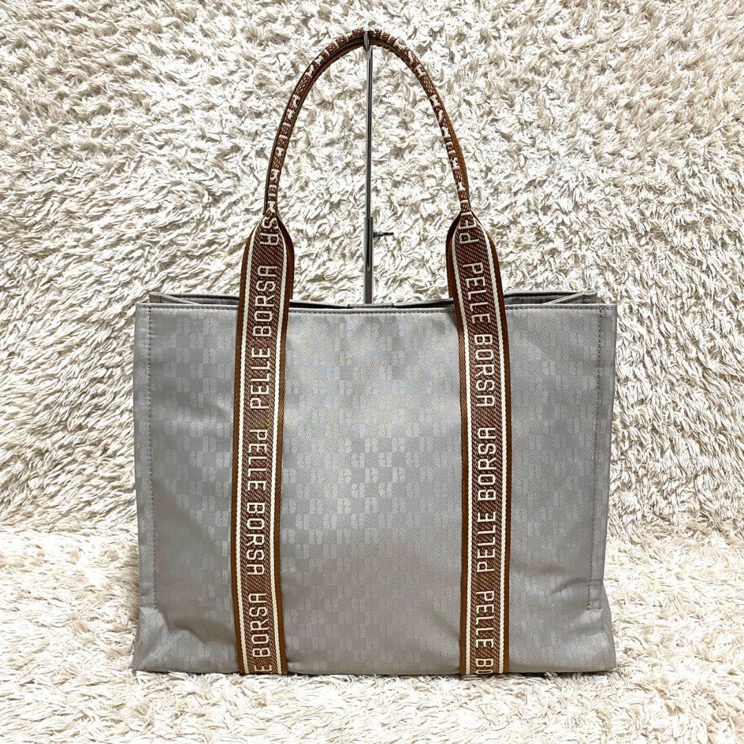 未使用品♡ペレボルサ トートバッグ リーサ グレージュ♡完売品 ジャガード