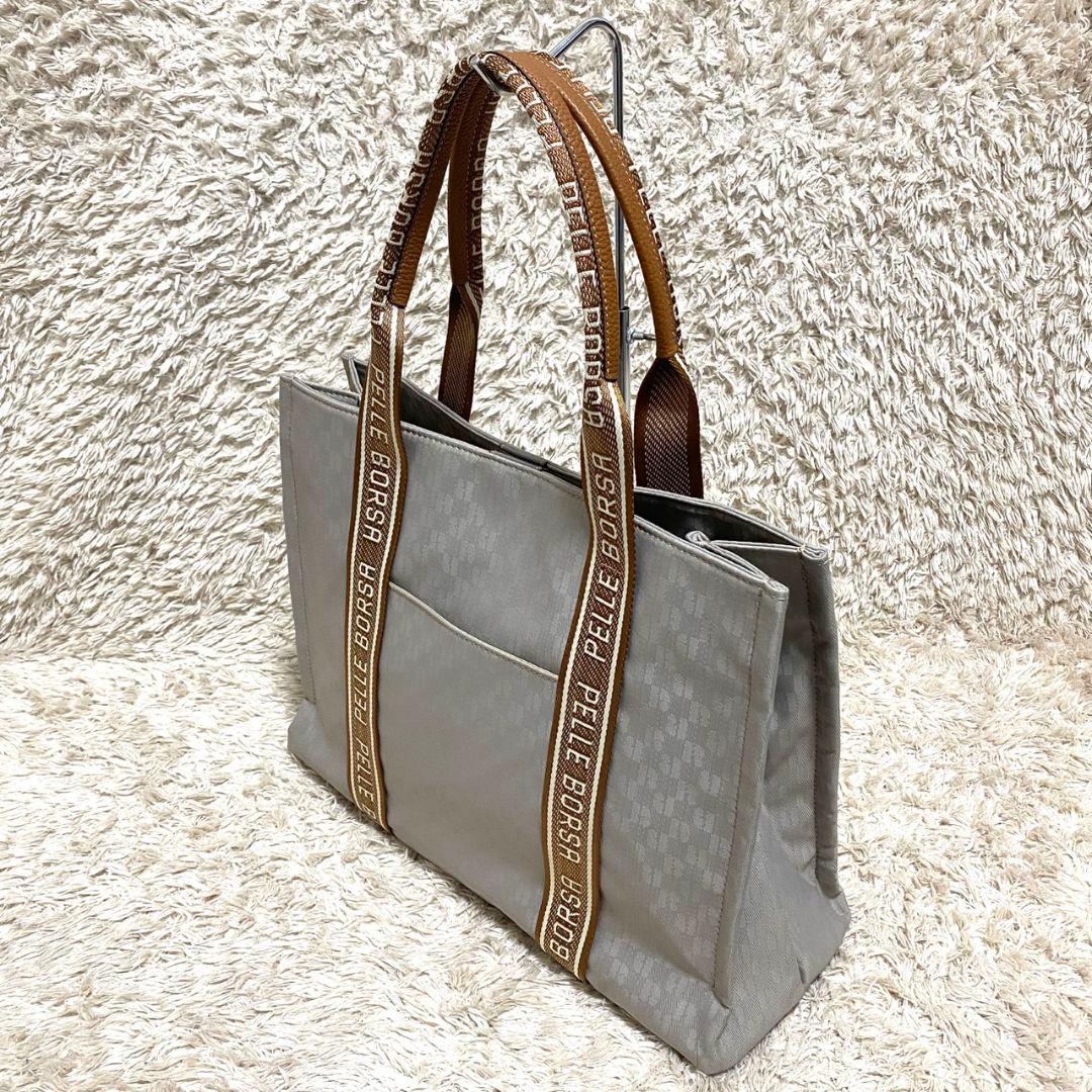 未使用品♡ペレボルサ トートバッグ リーサ グレージュ♡完売品 ジャガード