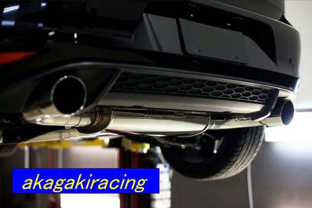 VW Golf7 GTI 用 Akagakiracingステンレスマフラー