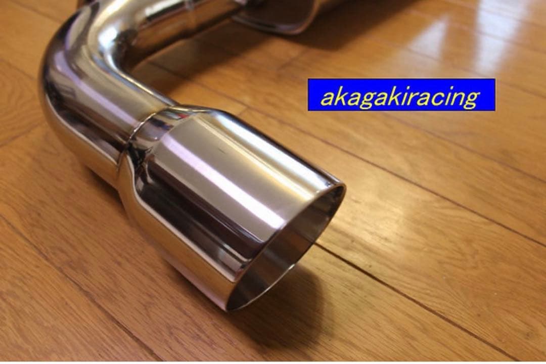 VW Golf7 GTI 用 Akagakiracingステンレスマフラー
