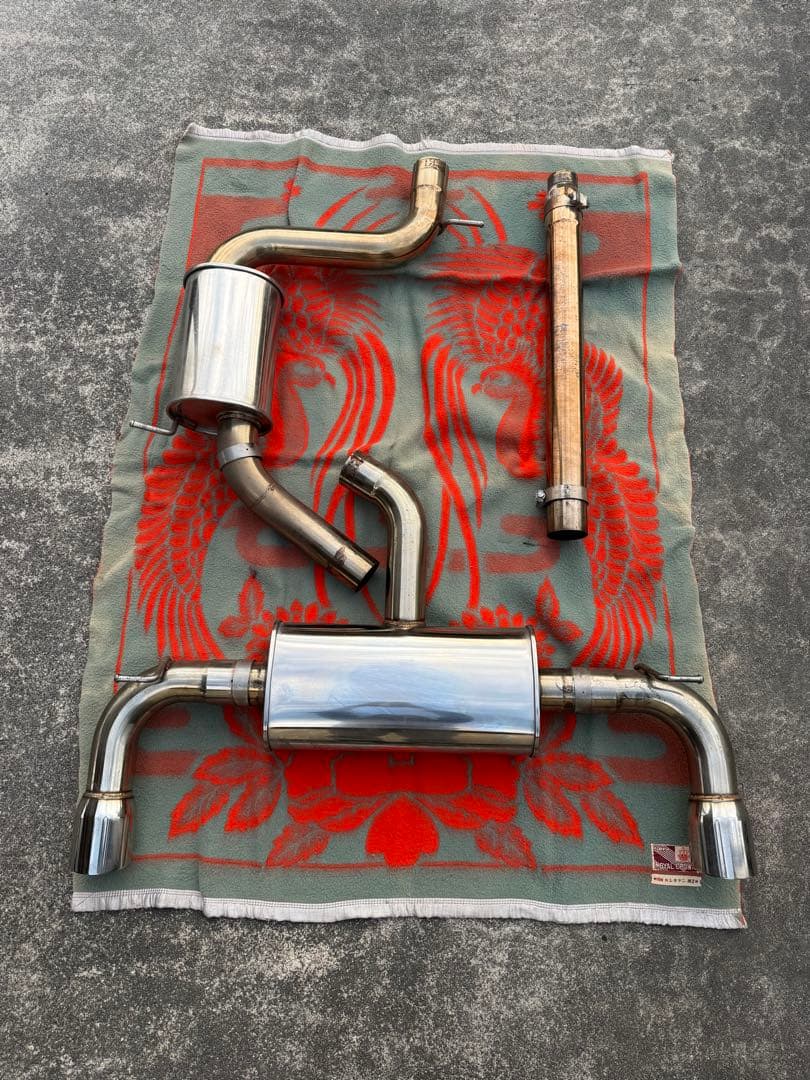 VW Golf7 GTI 用 Akagakiracingステンレスマフラー