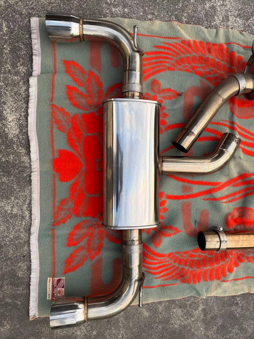 VW Golf7 GTI 用 Akagakiracingステンレスマフラー