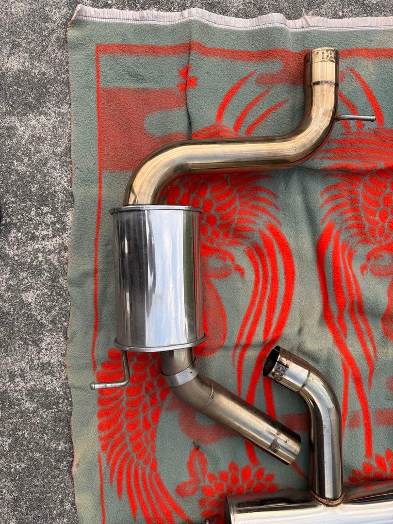 VW Golf7 GTI 用 Akagakiracingステンレスマフラー