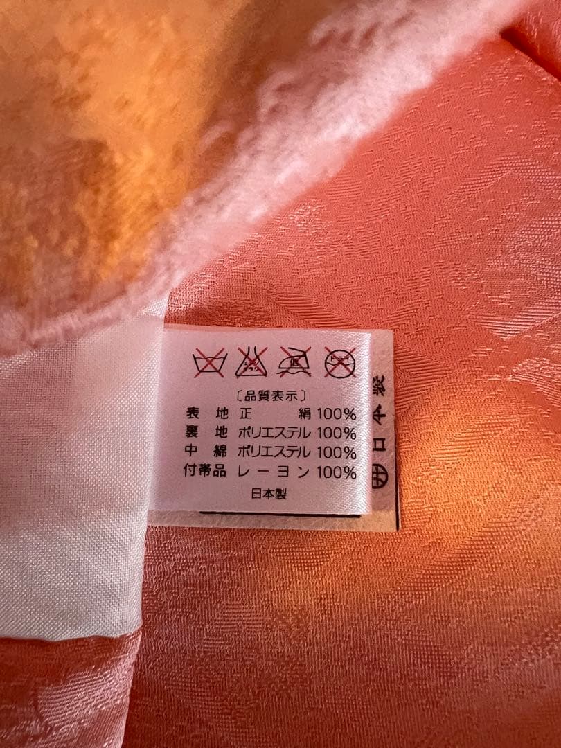 七五三　3歳　被布　正絹　日本製