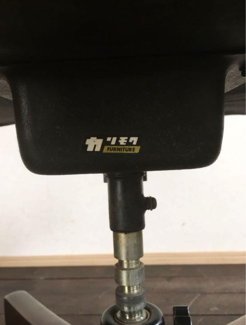 オールド カリモク コロニアル デスクチェア 書斎椅子 モケット　60