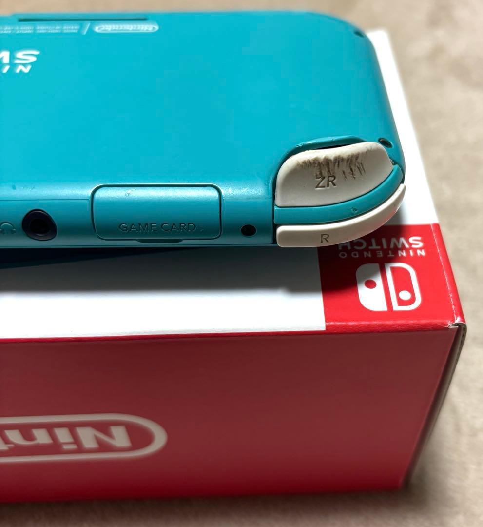 【傷あり】Nintendo Switch Right 本体ターコイズ　動作確認済
