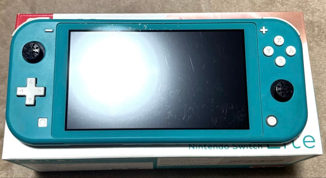 【傷あり】Nintendo Switch Right 本体ターコイズ　動作確認済