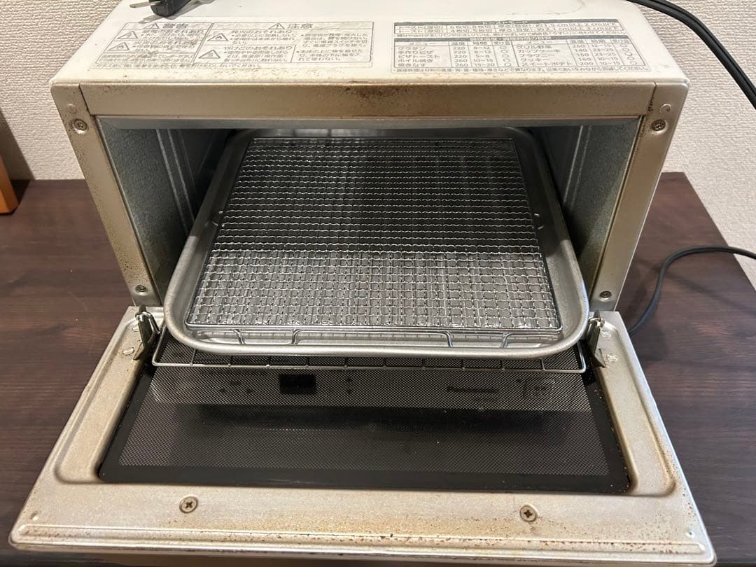 【早い者勝ち】　Panasonic NB-DT52トースター 網棚・トレー付き