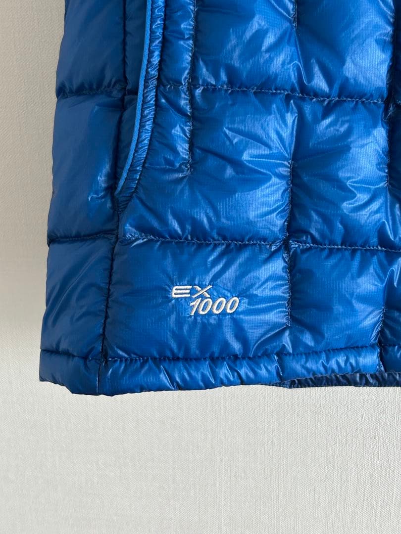 mont-bell プラズマ1000 ダウンベスト XL 青