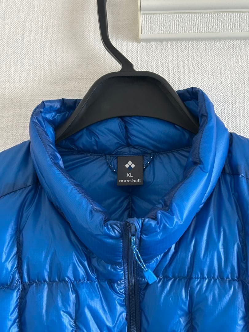 mont-bell プラズマ1000 ダウンベスト XL 青