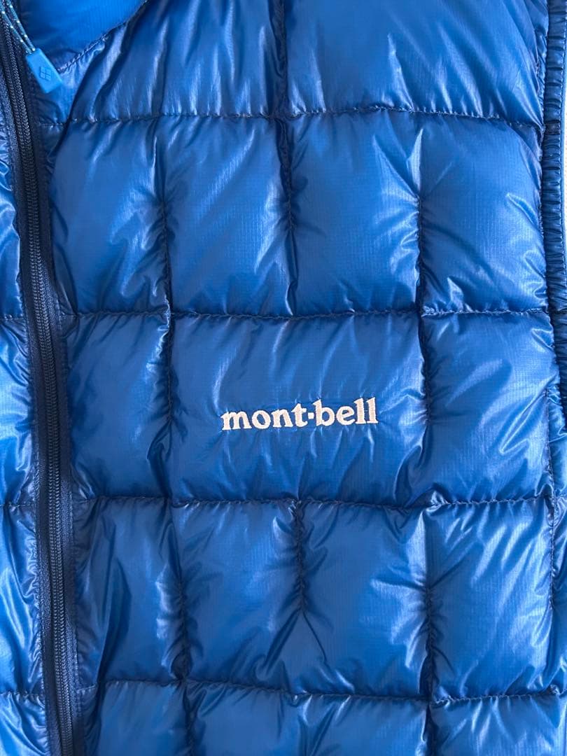 mont-bell プラズマ1000 ダウンベスト XL 青