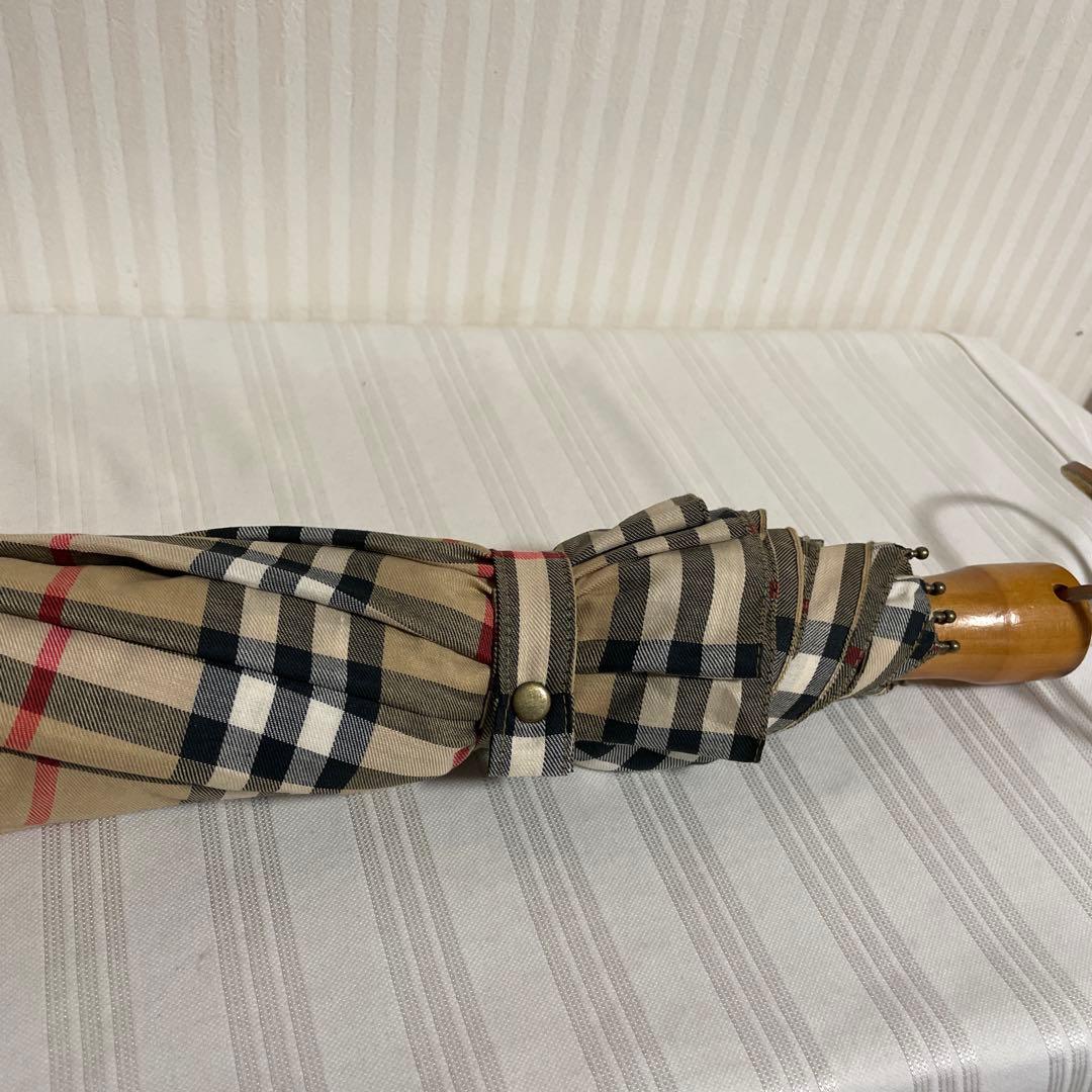 Burberrys バーバリー 折りたたみ傘 ベージュ ノバチェック