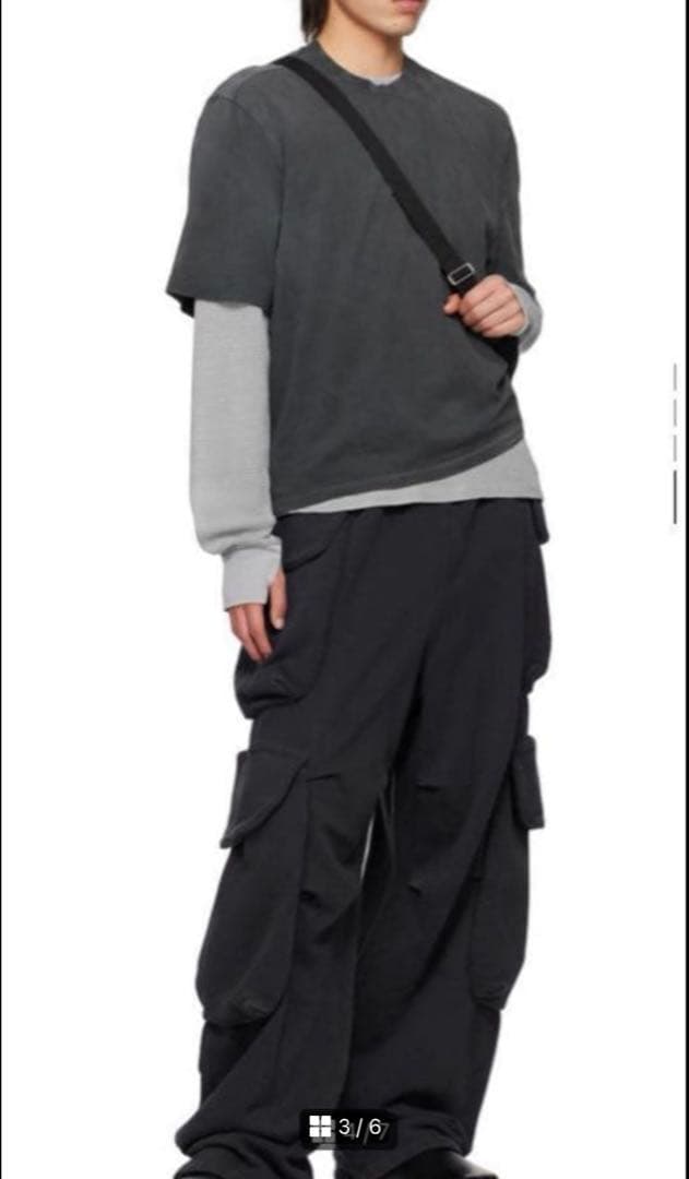 トップス entire studios thermal rice L gray