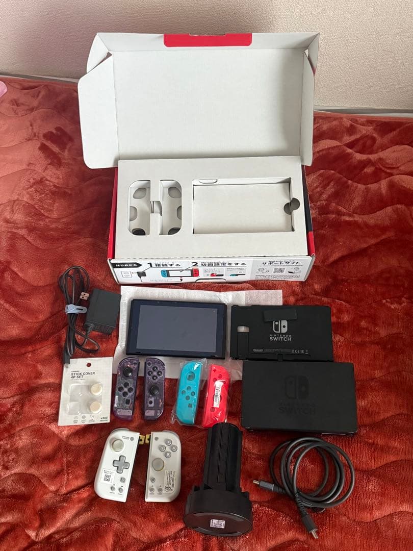 Nintendo Switch バッテリー強化モデル クリアパープルカスタム