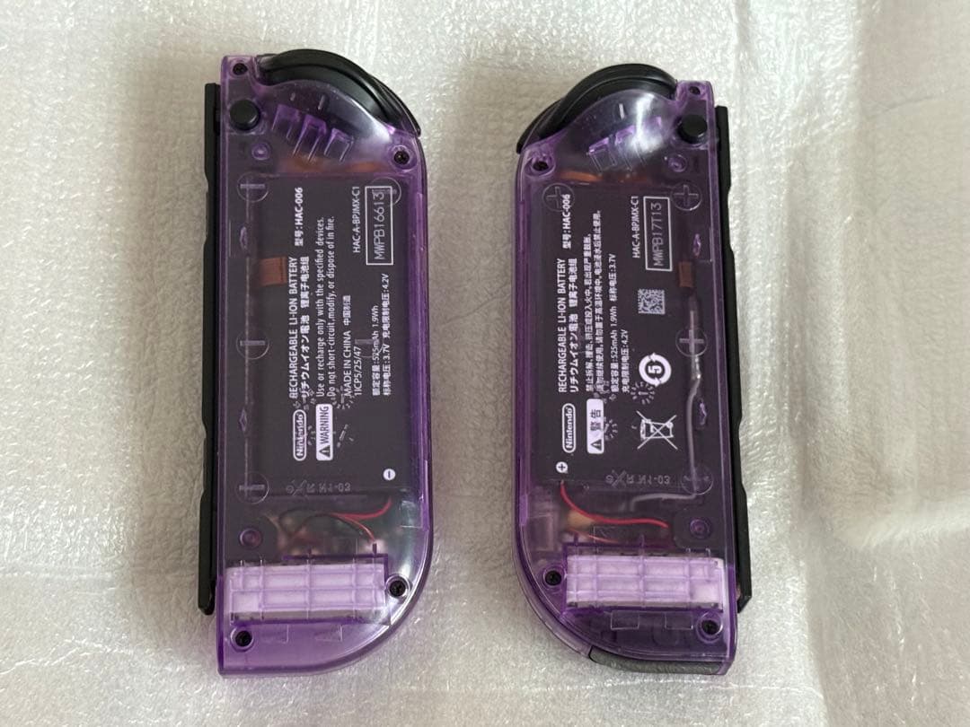 Nintendo Switch バッテリー強化モデル クリアパープルカスタム