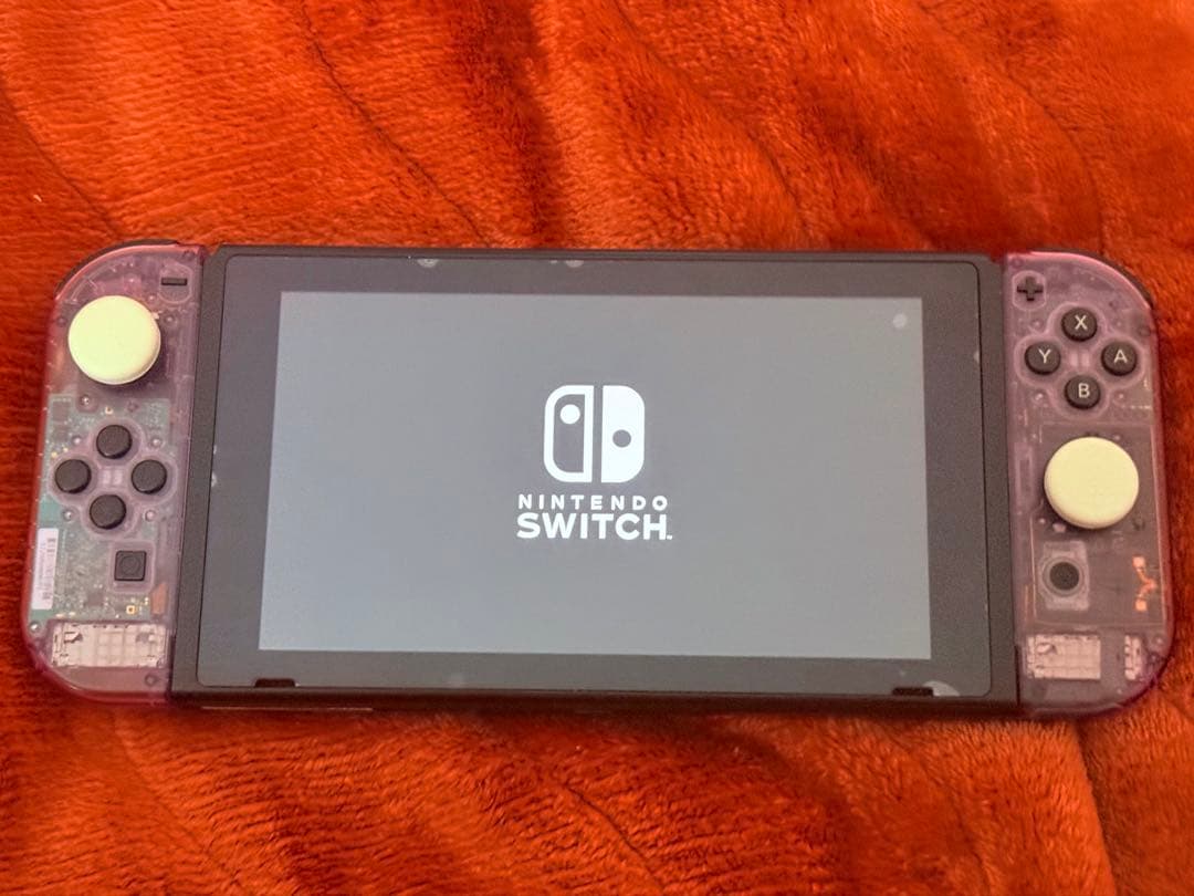 Nintendo Switch バッテリー強化モデル クリアパープルカスタム