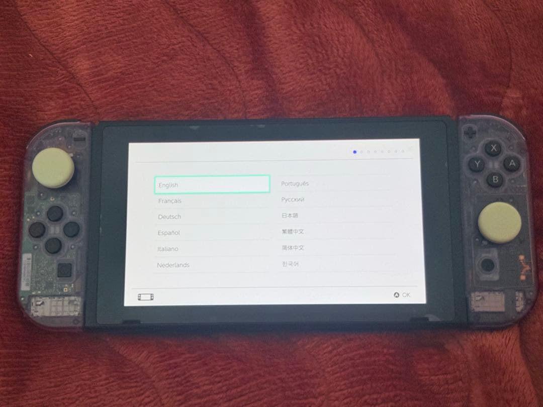 Nintendo Switch バッテリー強化モデル クリアパープルカスタム