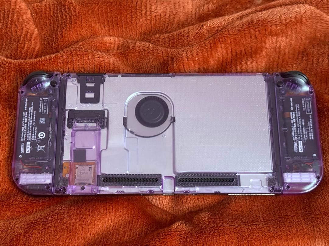 Nintendo Switch バッテリー強化モデル クリアパープルカスタム