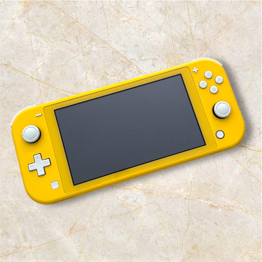 【suzu】　SwitchLite本体　イエロー　充電器 ケース付き