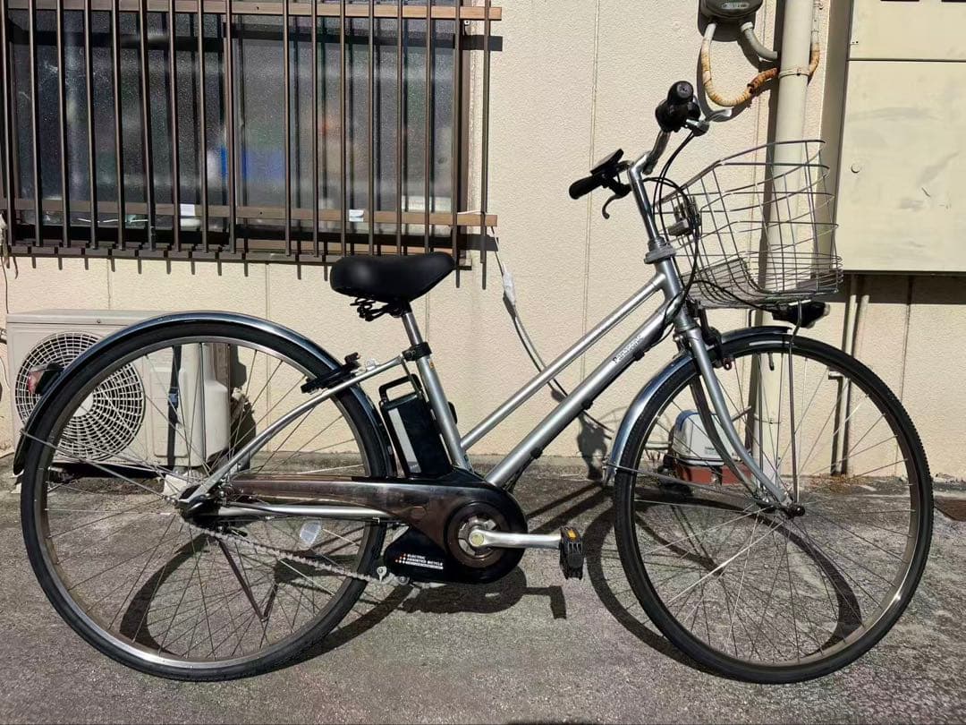 480 パナソニック 電動アシスト自転車 27インチ　6.6AH 充電器付き