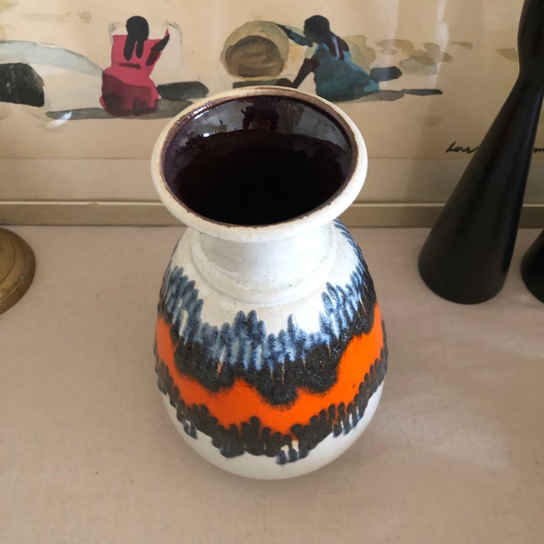 西ドイツ　fatlava ファットラバ　花瓶　アンティーク