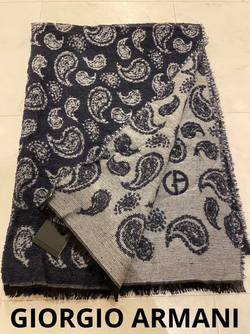 【新品】ジョルジオ　マフラー　リバーシブル