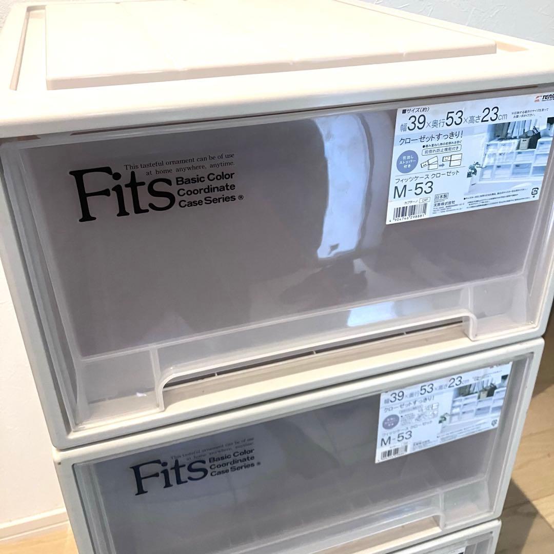 送料無料✨4個セット✨フィッツ Fits天馬 衣装ケース クローゼット M-53