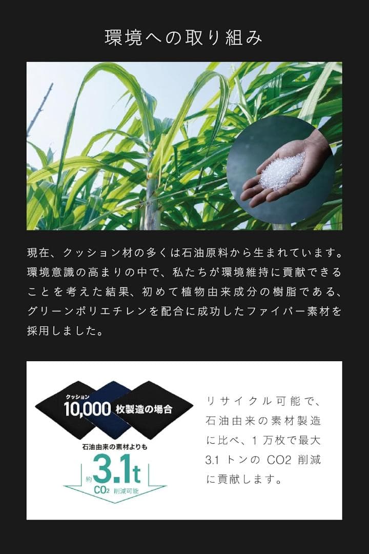 【開封済み・未使用】ZABUSHION ザブション　座布団　クッション　3層構造