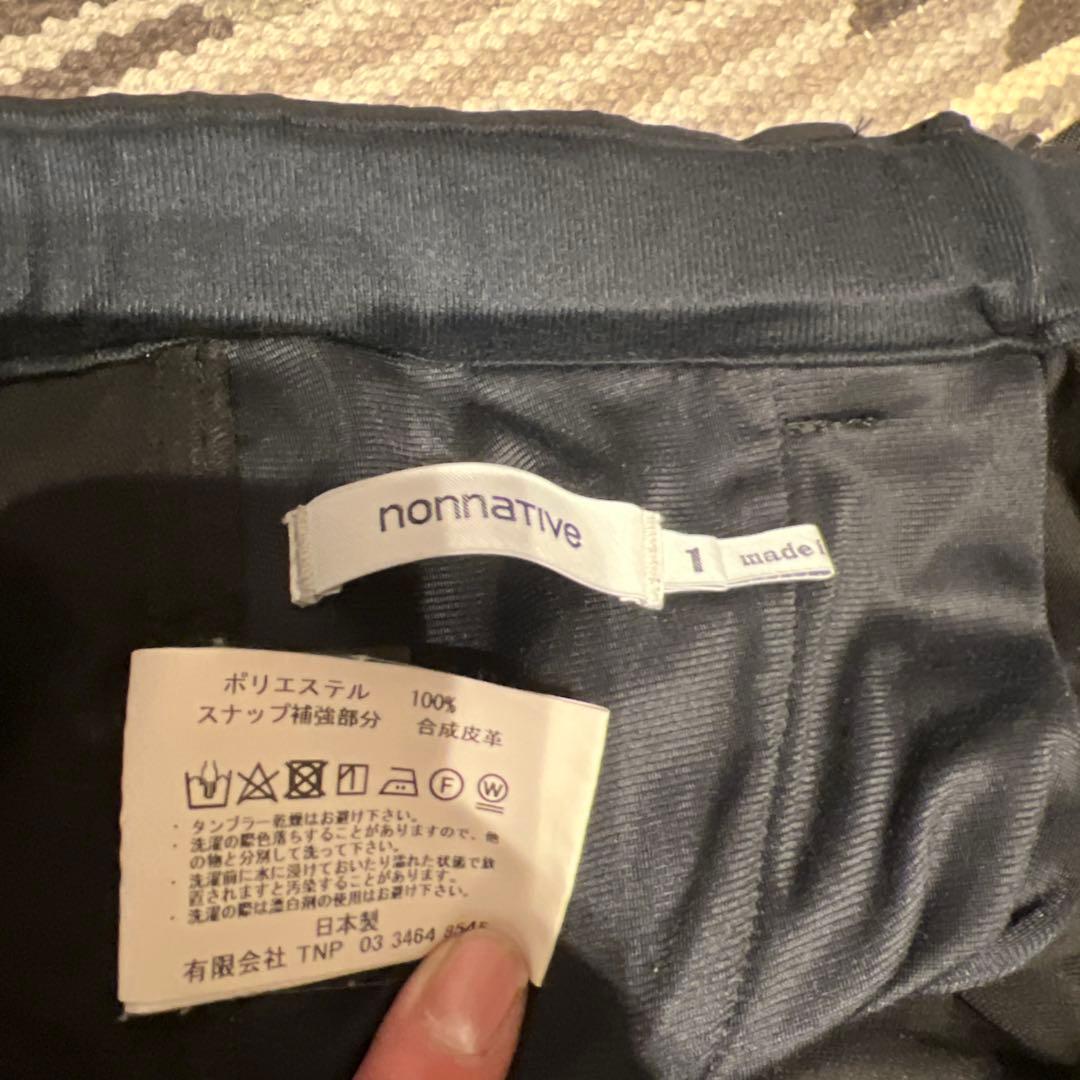 nonnative ノンネイティブ ブラックパンツ サイズ1
