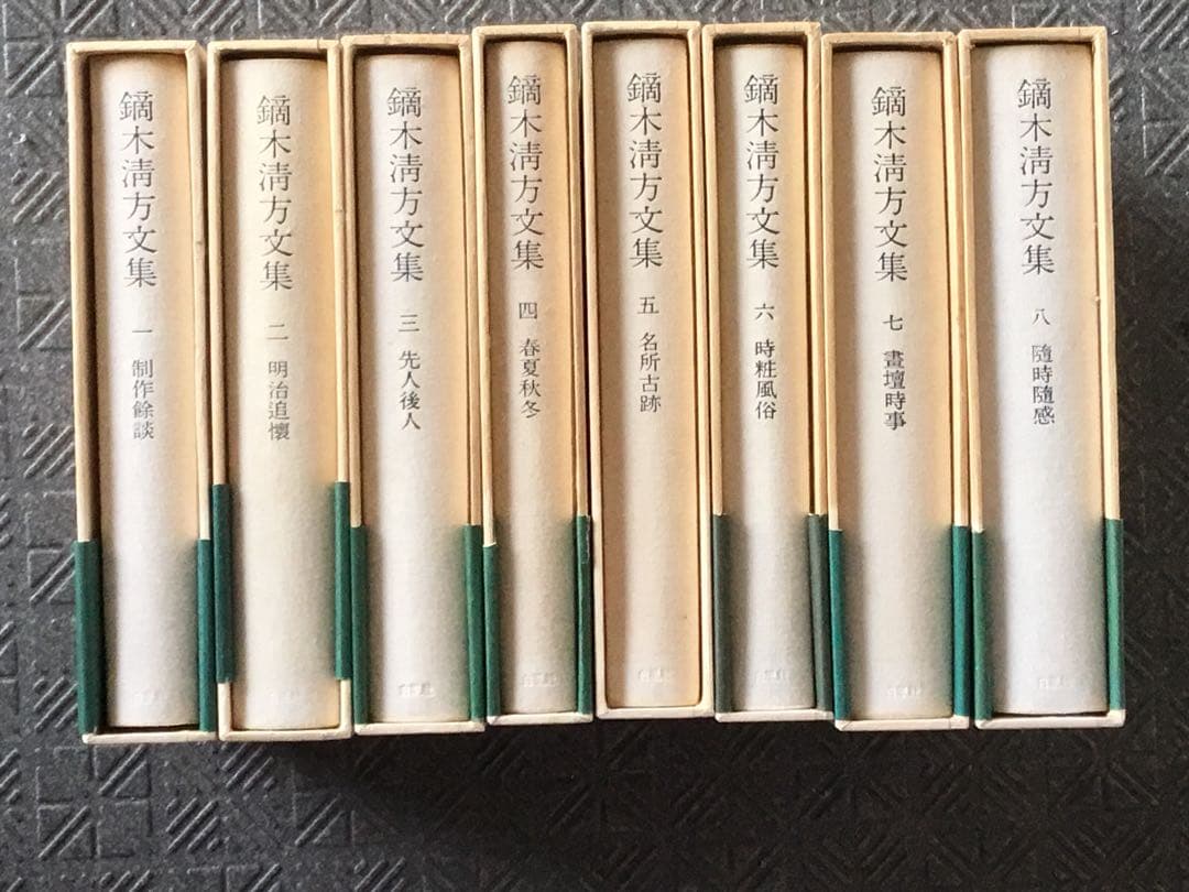 【年始値下】⭕️鏑木清方文集 全8巻揃　 生誕百年記念白鳳社刊　函月報付
