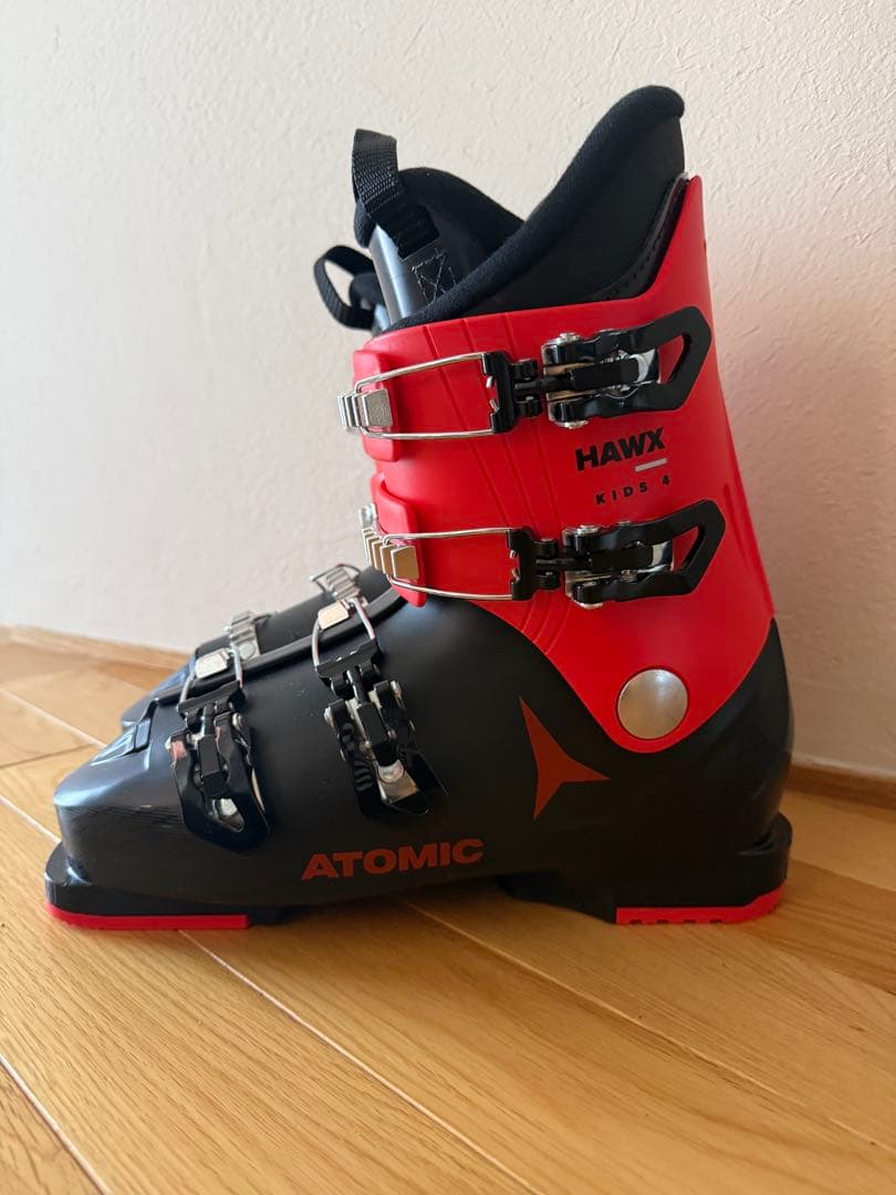ATOMIC HAWX KID スキーブーツ 子ども用 黒/赤　26 26.5