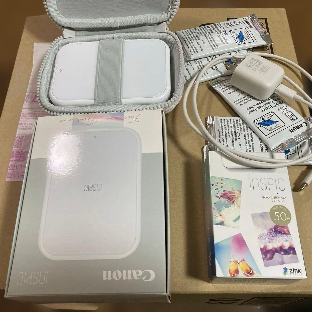 新品同様！Canon iNSPiC PV-223 ミニフォトプリンター