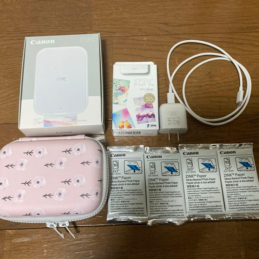 新品同様！Canon iNSPiC PV-223 ミニフォトプリンター