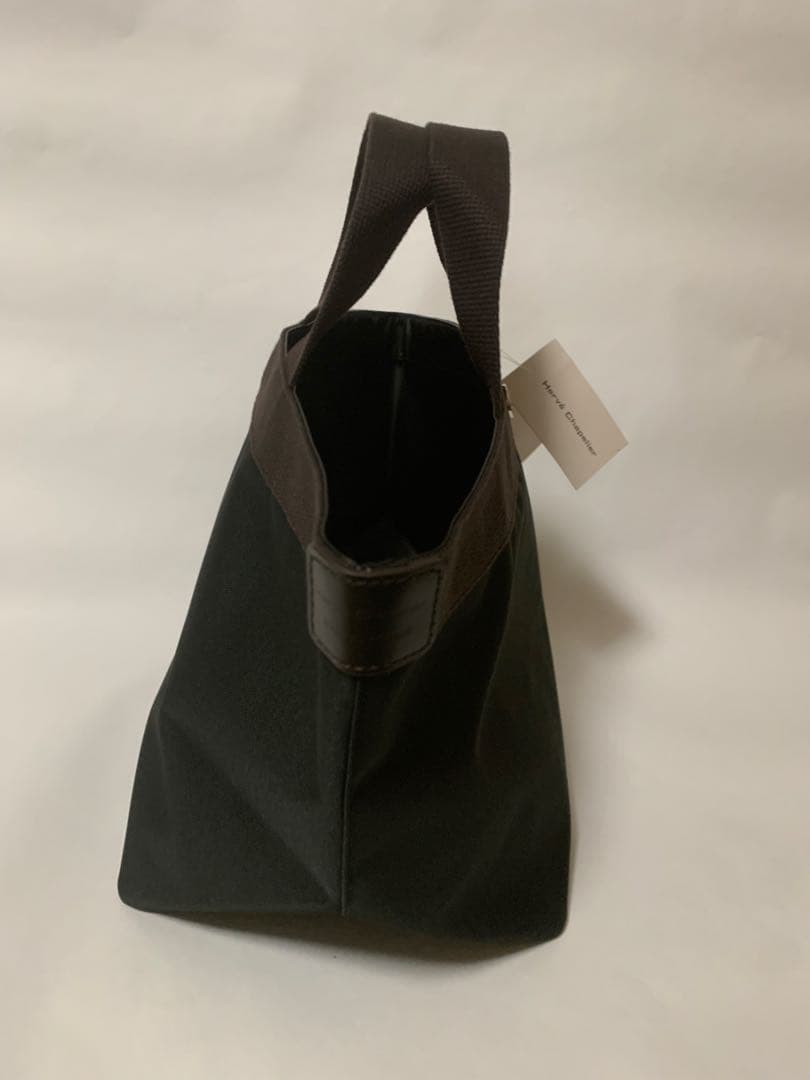 新品エルベシャプリエ 707c ノワール　ブラック舟形 トートバッグ M