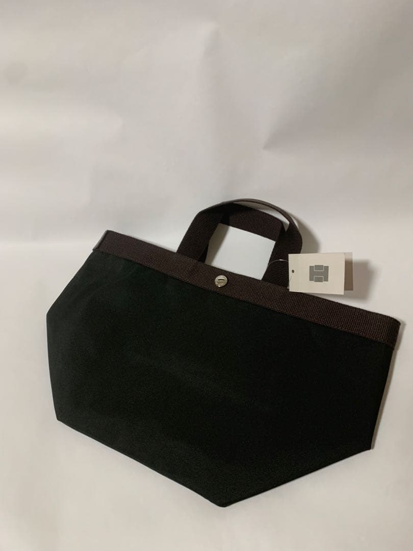 新品エルベシャプリエ 707c ノワール　ブラック舟形 トートバッグ M